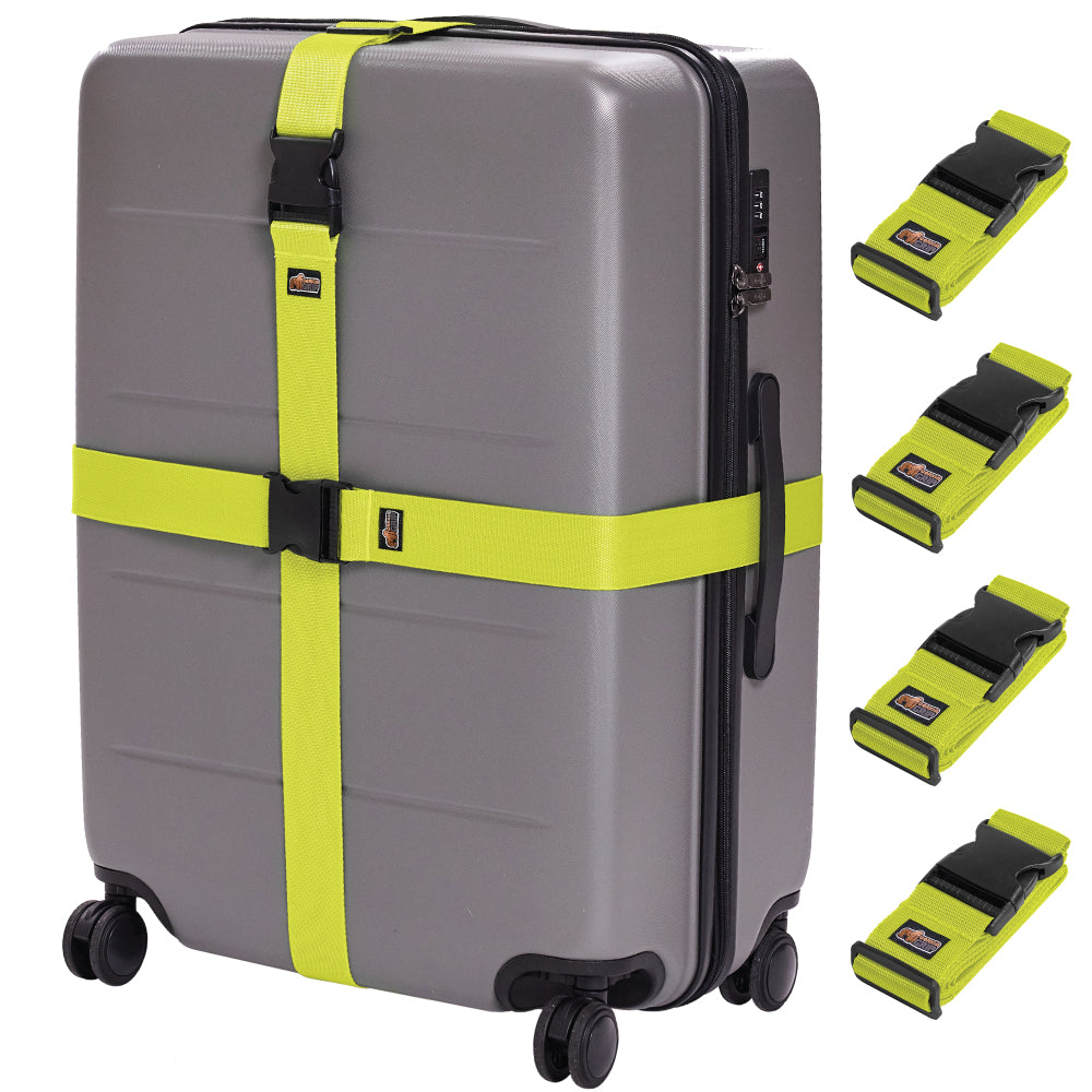 Luggage Straps Gorilla Grip Yellow 4