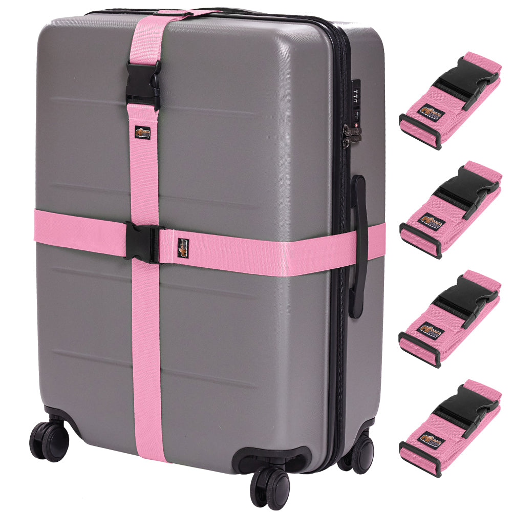 Luggage Straps Gorilla Grip Pink 4