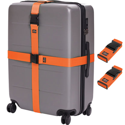 Luggage Straps  Gorilla Grip Orange  