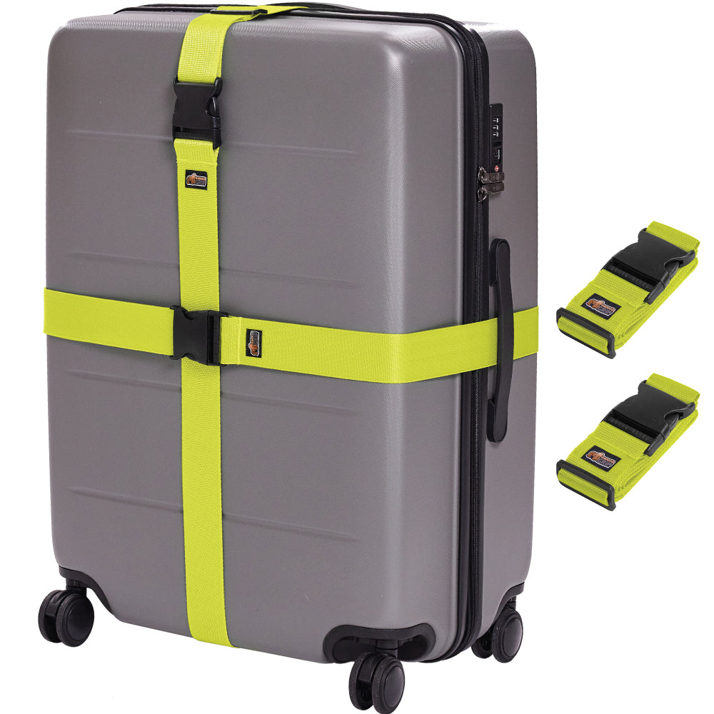 Luggage Straps  Gorilla Grip Yellow  