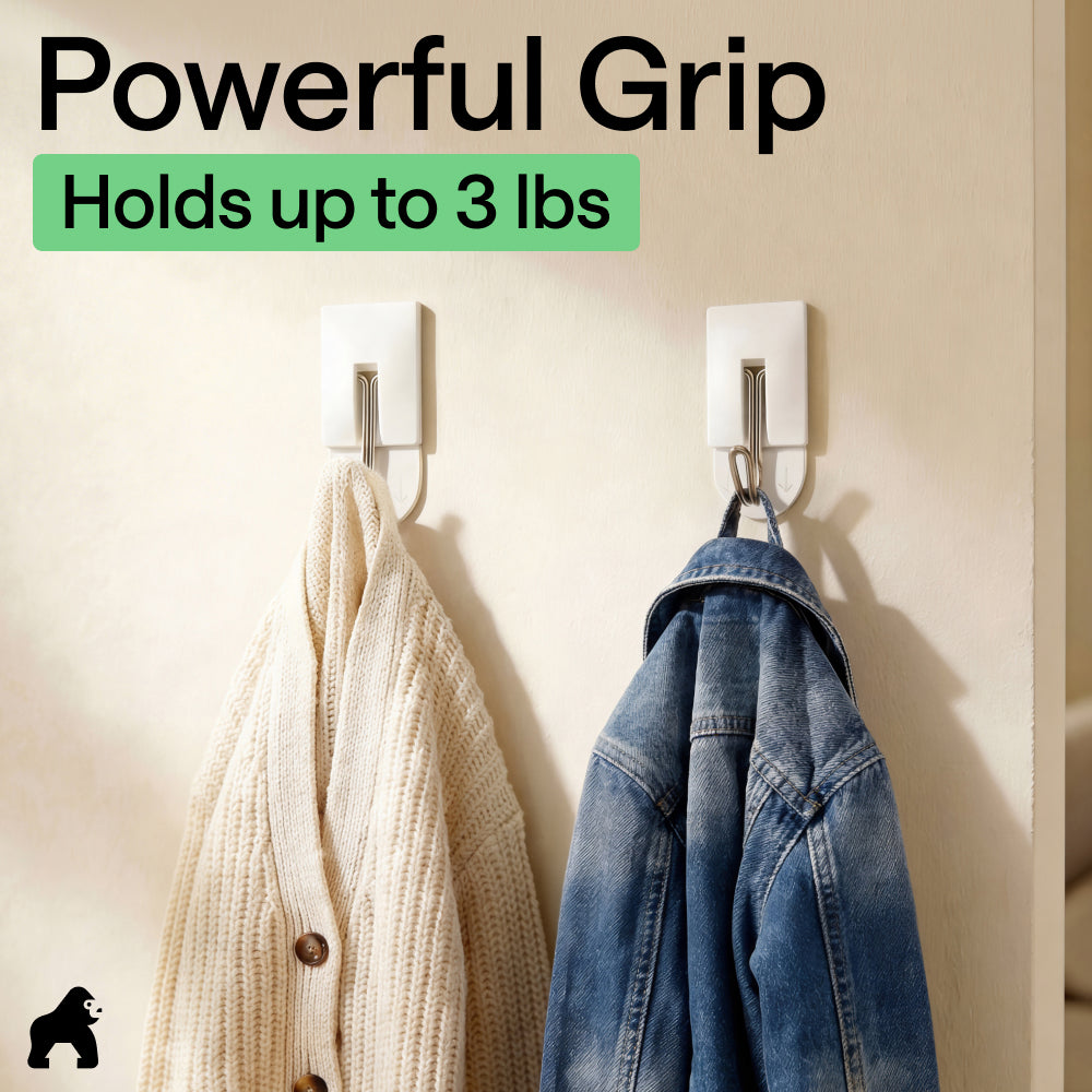 Metal Hooks Gorilla Grip