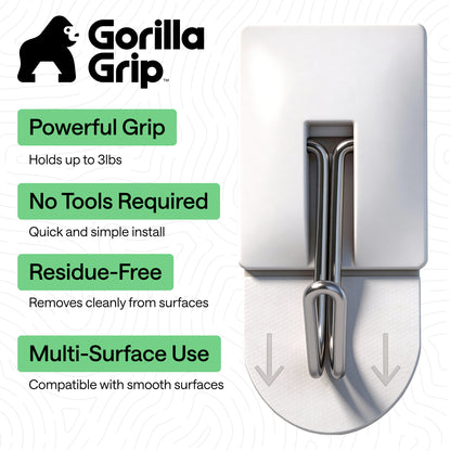 Metal Hooks Gorilla Grip
