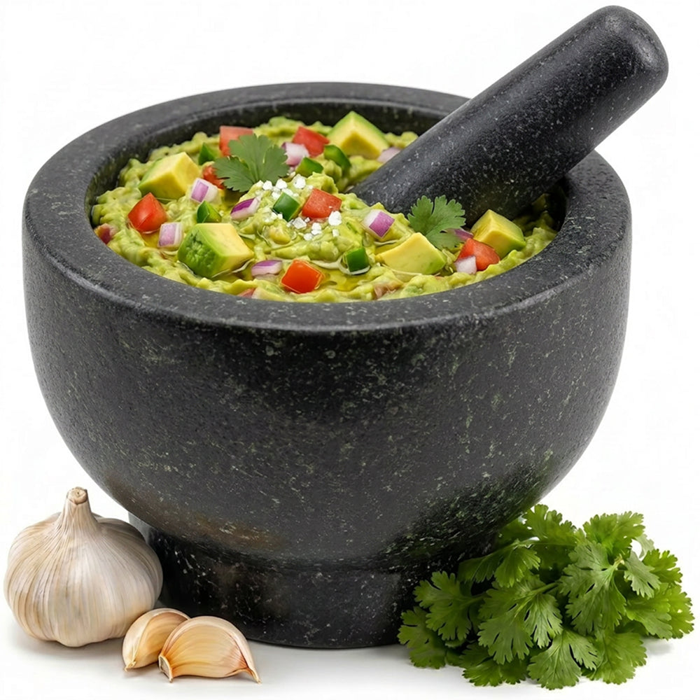 Mortar and Pestle Set Gorilla Grip Black 1.5 cups