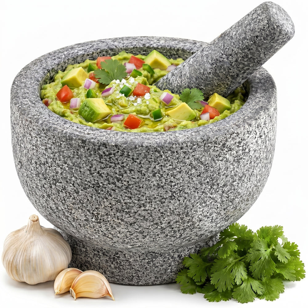 Mortar and Pestle Set Gorilla Grip Gray 1.5 cups