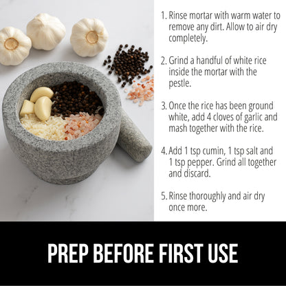 Mortar and Pestle Set Gorilla Grip