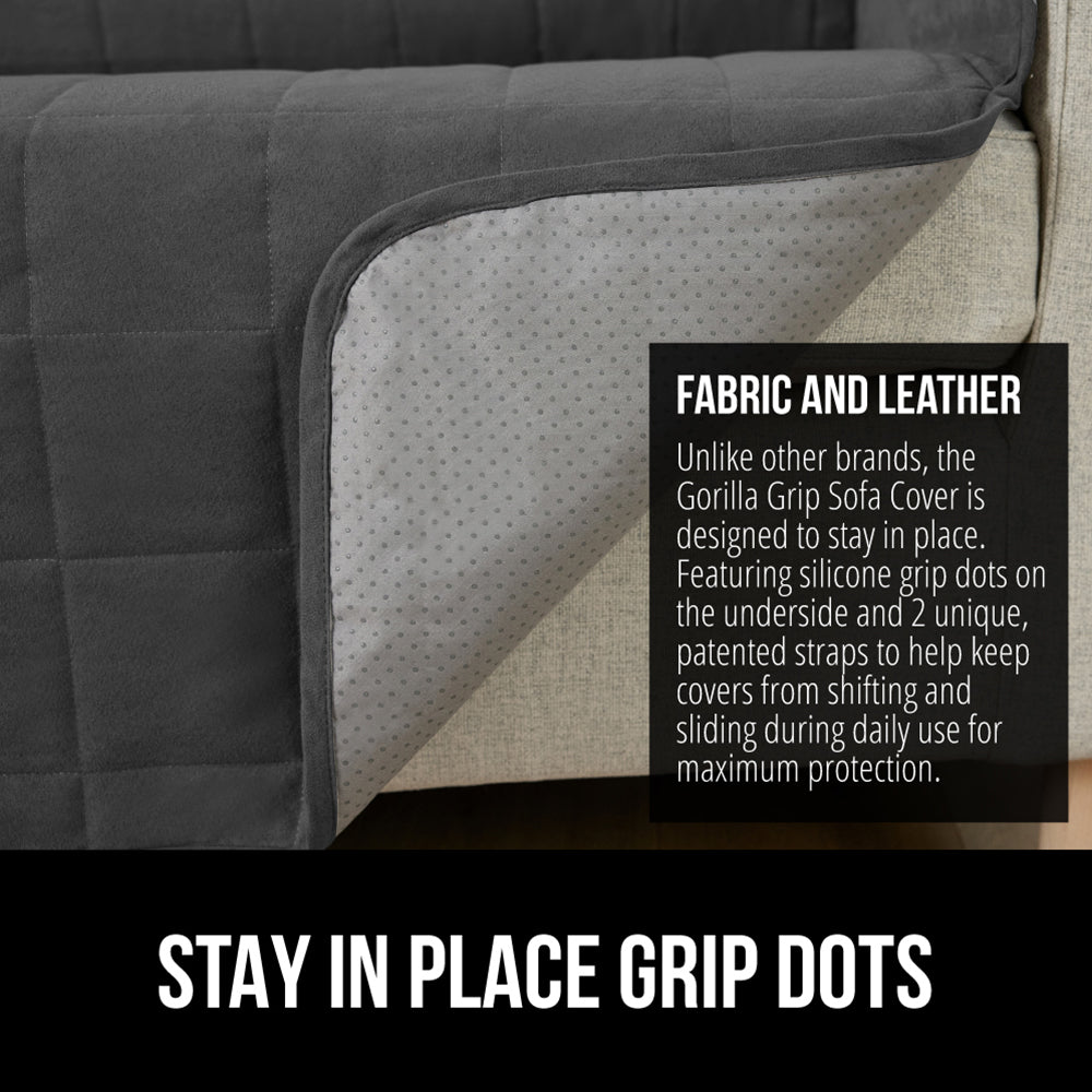 Waterproof Couch Cover  Gorilla Grip   