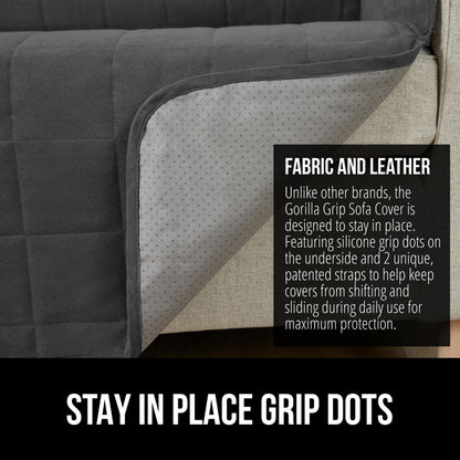 Waterproof Couch Cover  Gorilla Grip   