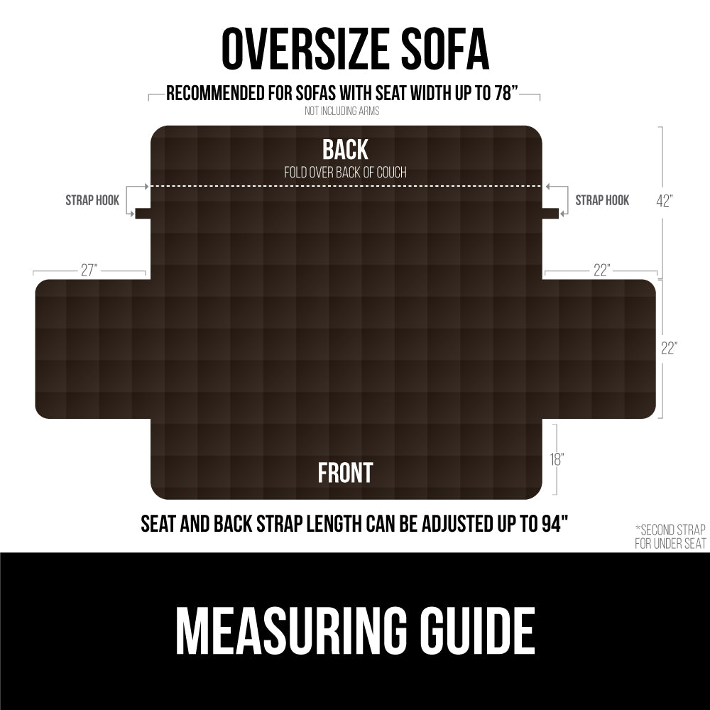 Waterproof Couch Cover  Gorilla Grip   