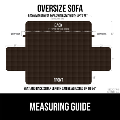 Waterproof Couch Cover  Gorilla Grip   