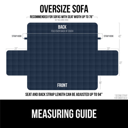 Waterproof Couch Cover  Gorilla Grip   