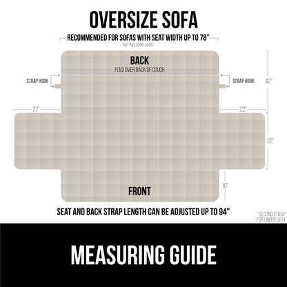 Waterproof Couch Cover  Gorilla Grip   