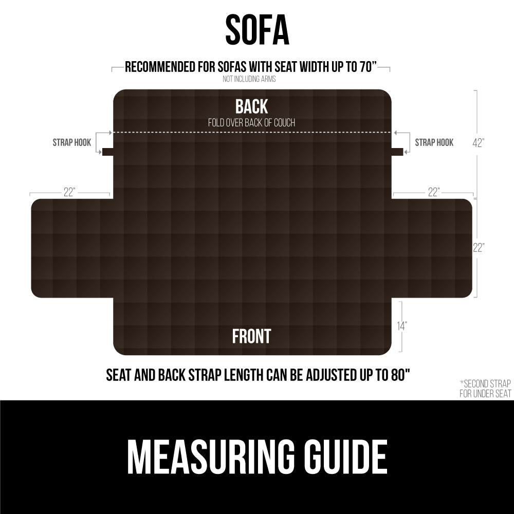 Waterproof Couch Cover  Gorilla Grip   