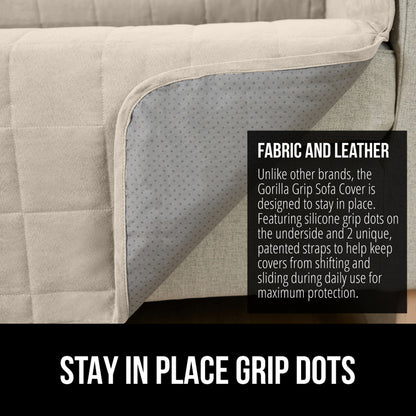 Waterproof Couch Cover  Gorilla Grip   