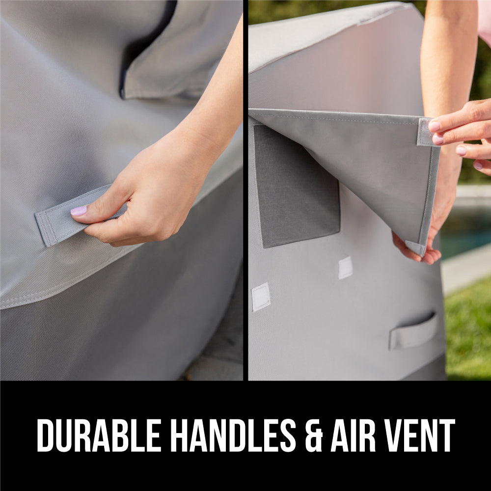 Gorilla Grip Waterproof Large Outdoor Chair Cover, 2 Pack, 40 Inch, Adjustable Furniture Cover Sets - Thumbnail 3