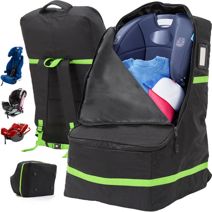 Car Seat Travel Bag Gorilla Grip Green