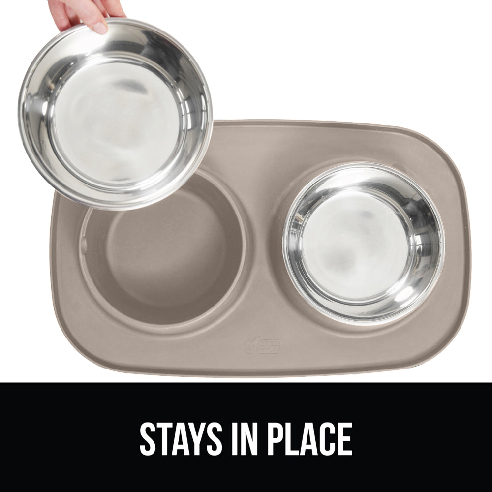 Pet Bowls Silicone Feeding Mat  Gorilla Grip   