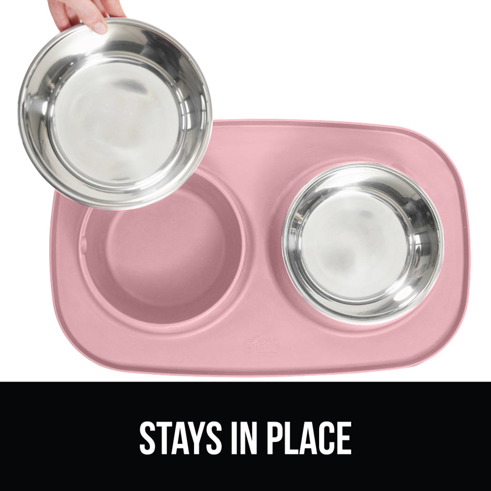 Pet Bowls Silicone Feeding Mat  Gorilla Grip   