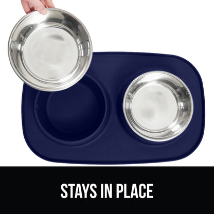 Pet Bowls Silicone Feeding Mat  Gorilla Grip   