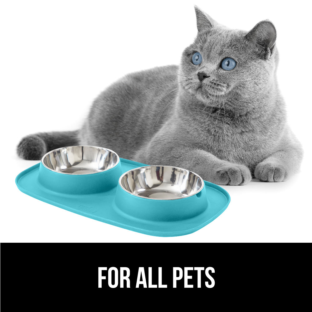 Pet Bowls Silicone Feeding Mat  Gorilla Grip   