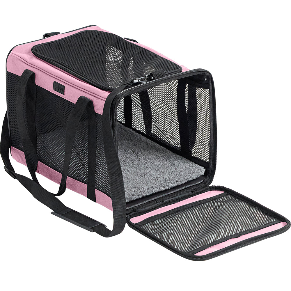 Pet Soft Travel Bag  Gorilla Grip Pink  