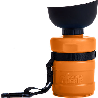 Pet Water Bottle  Gorilla Grip Orange  