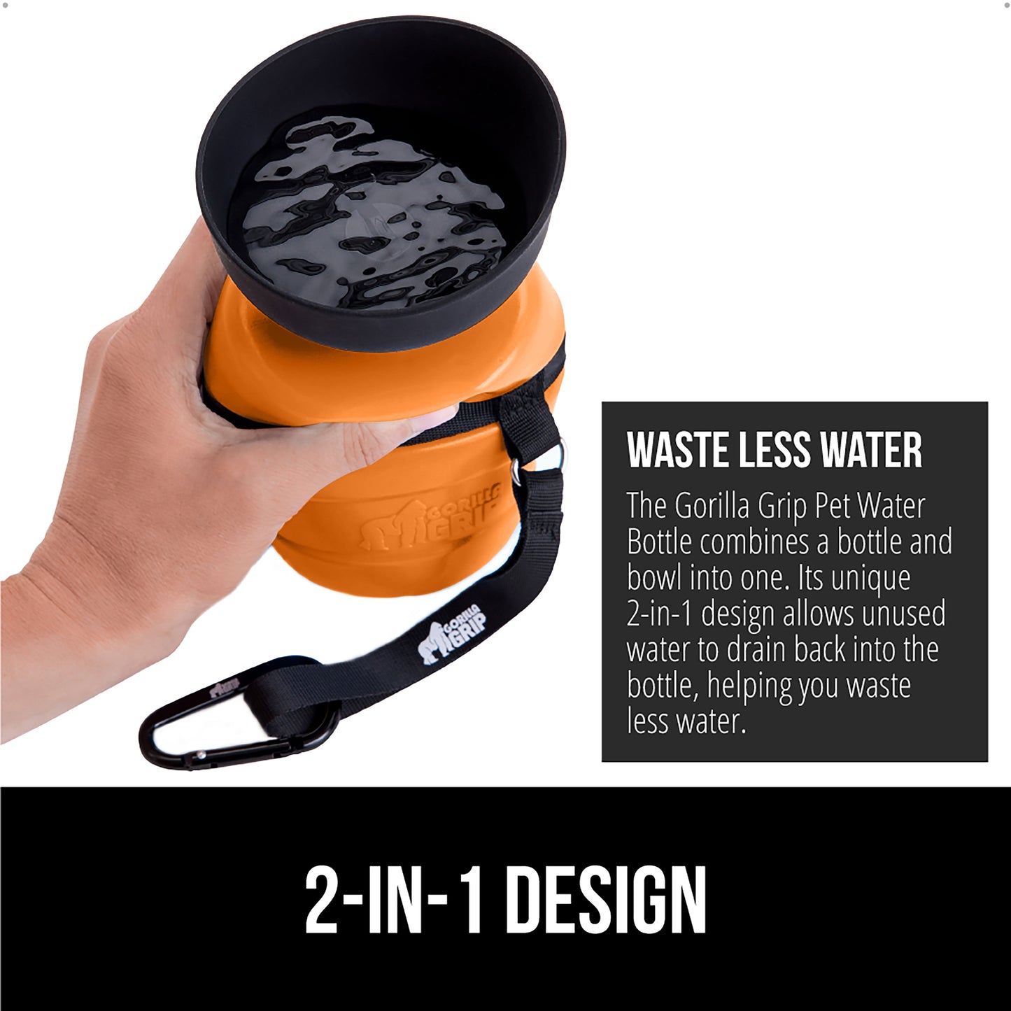 Pet Water Bottle  Gorilla Grip   