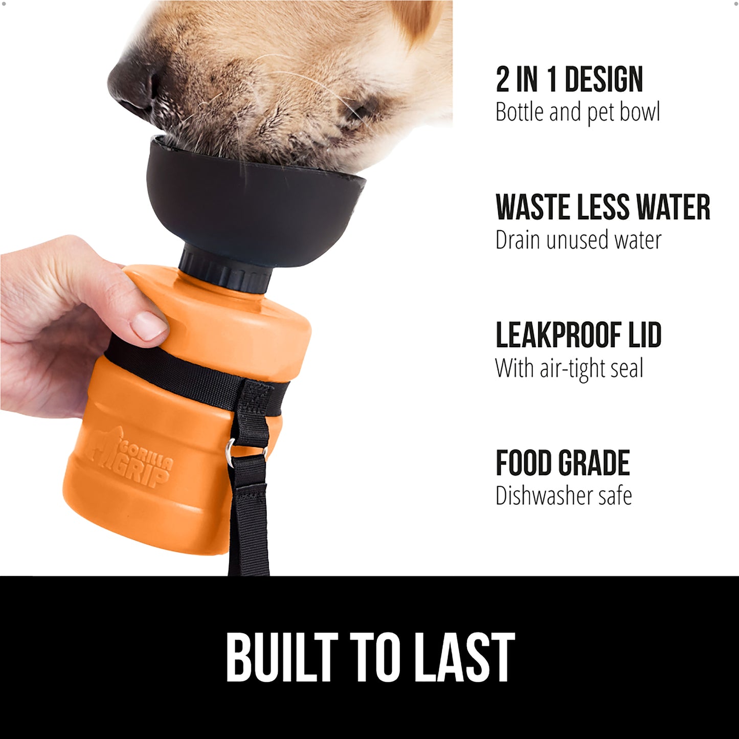 Pet Water Bottle  Gorilla Grip   