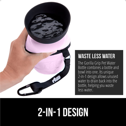 Pet Water Bottle  Gorilla Grip   