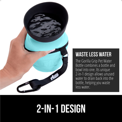 Pet Water Bottle  Gorilla Grip   