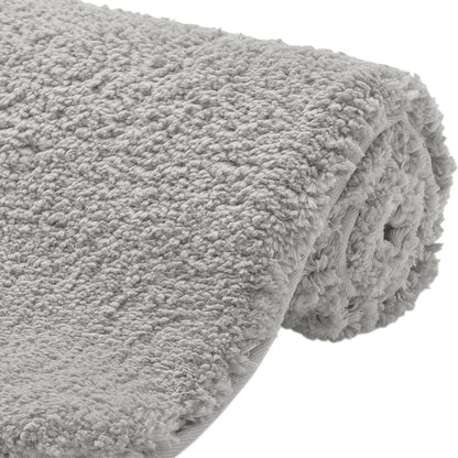Premium Bath Rug Gorilla Grip Light Gray 24" x 17"