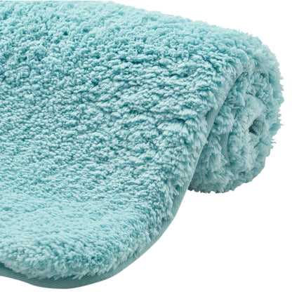 Premium Bath Rug Gorilla Grip Spa Blue 24" x 17"
