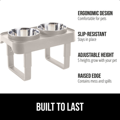 Raised Pet Bowls  Gorilla Grip   