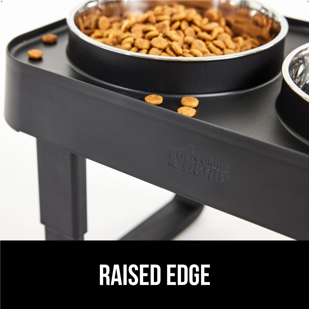 Raised Pet Bowls  Gorilla Grip   