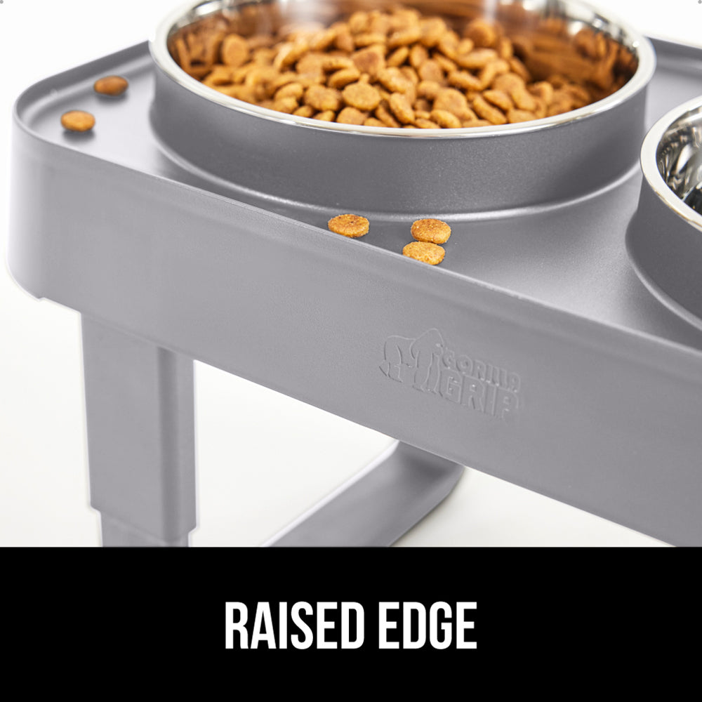 Raised Pet Bowls  Gorilla Grip   