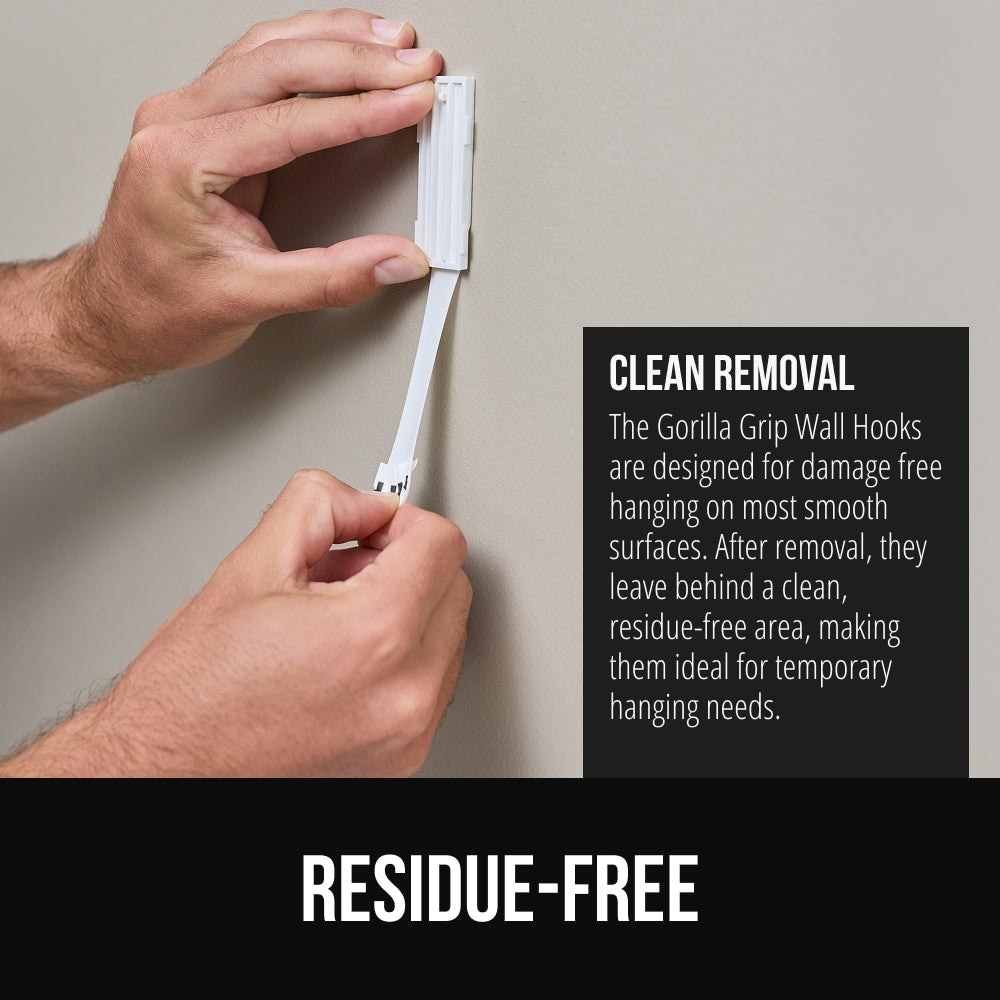 Removable Hooks Gorilla Grip