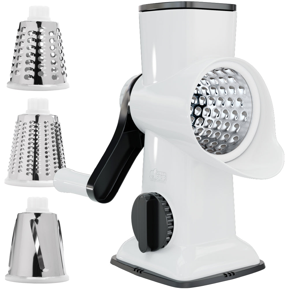Rotary Grater Gorilla Grip White