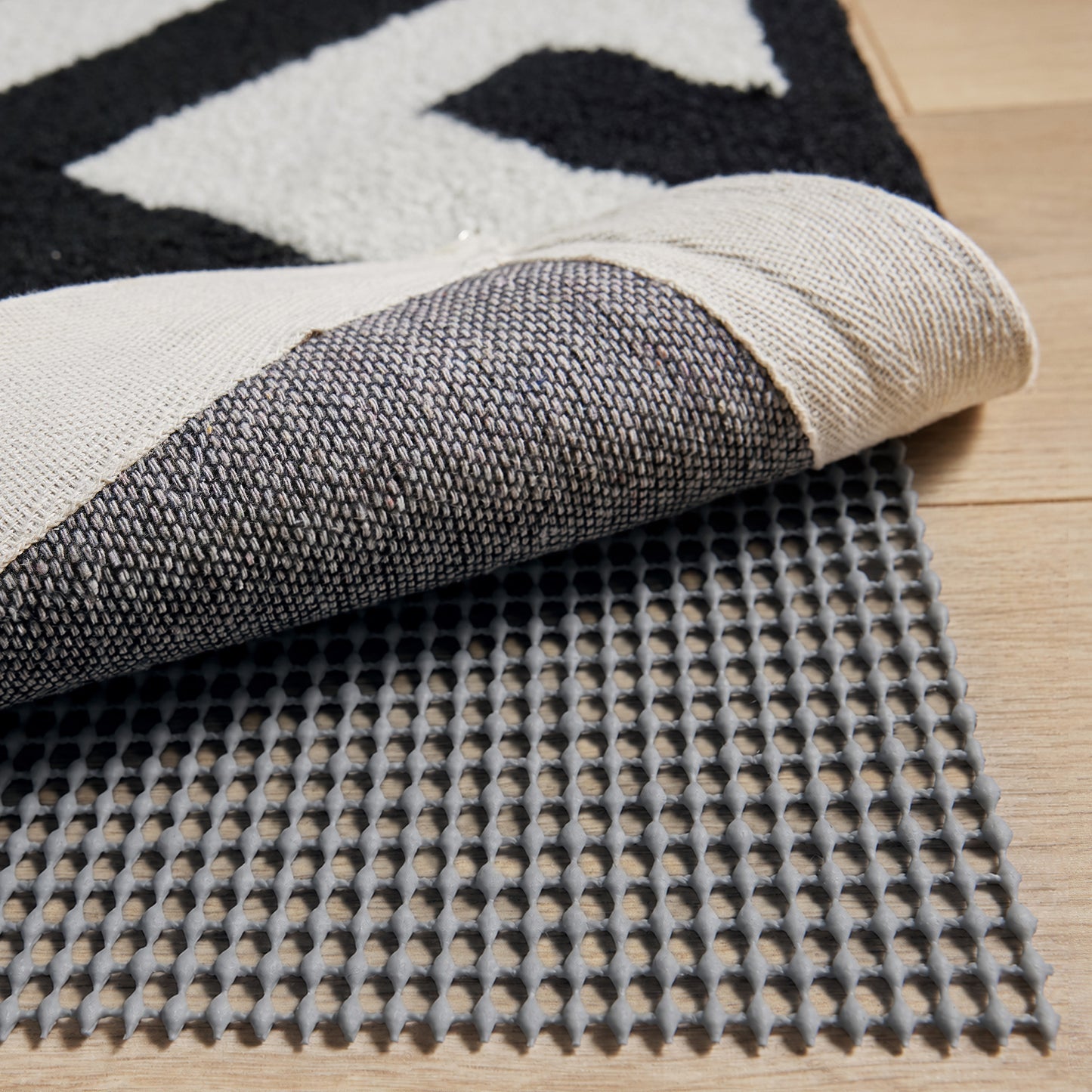 Slip Resistant Rug Pad Gorilla Grip Gray 2' x 3'