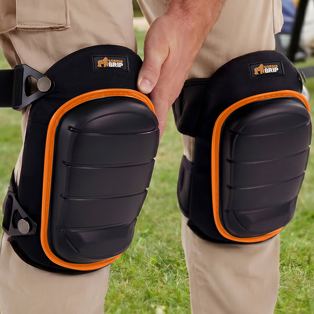 Safety Knee Pads Gorilla Grip Orange
