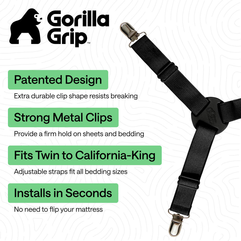 Bed Sheet Holders Gorilla Grip