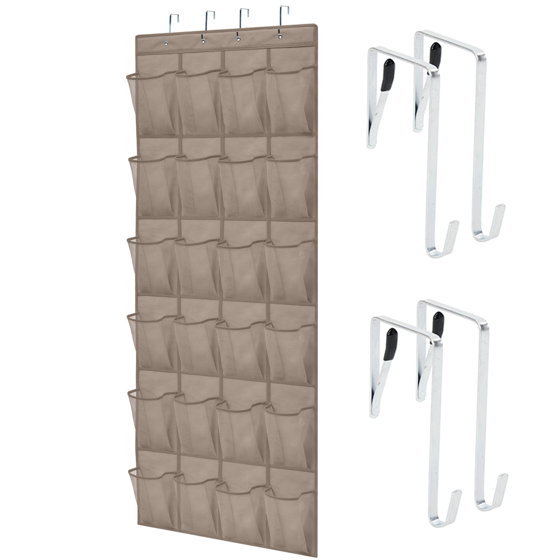 Over Door Organizer  Gorilla Grip Beige 24 Pockets 