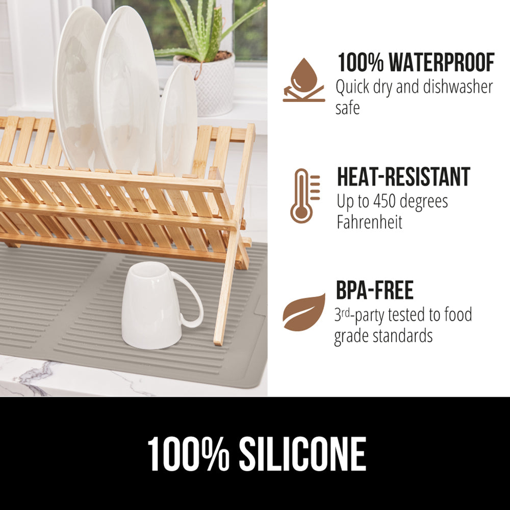 Gorilla Grip Silicone Dish Drying Mat - Thumbnail 2