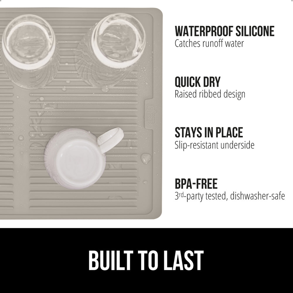 Gorilla Grip Silicone Dish Drying Mat - Thumbnail 5