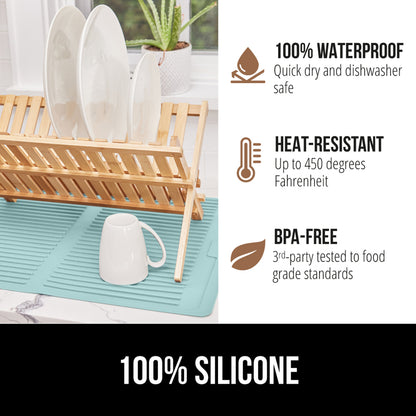 Silicone Dish Drying Mat  Gorilla Grip   