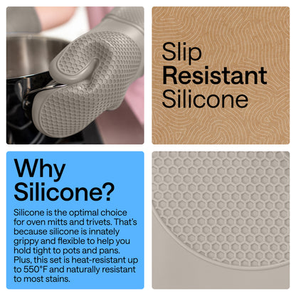 Silicone Oven Mitt Trivet