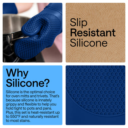Silicone Oven Mitt Trivet