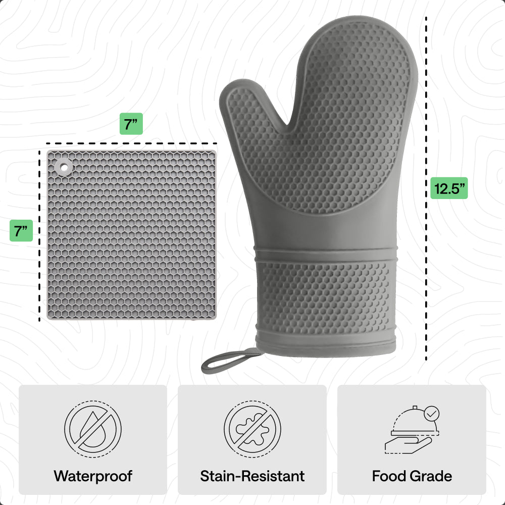 Silicone Oven Mitt Trivet
