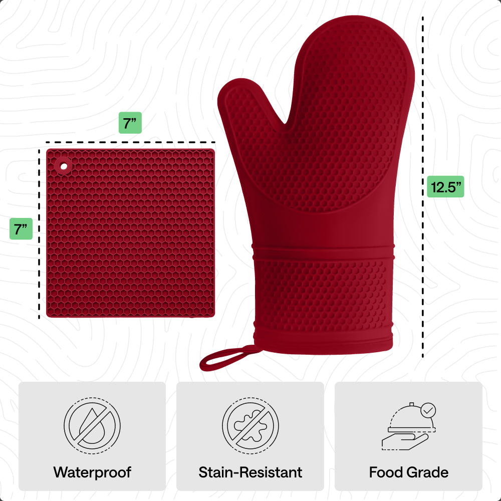 Silicone Oven Mitt Trivet