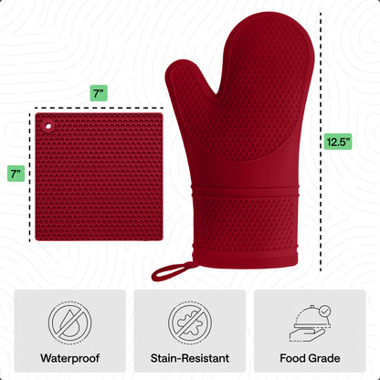Silicone Oven Mitt Trivet
