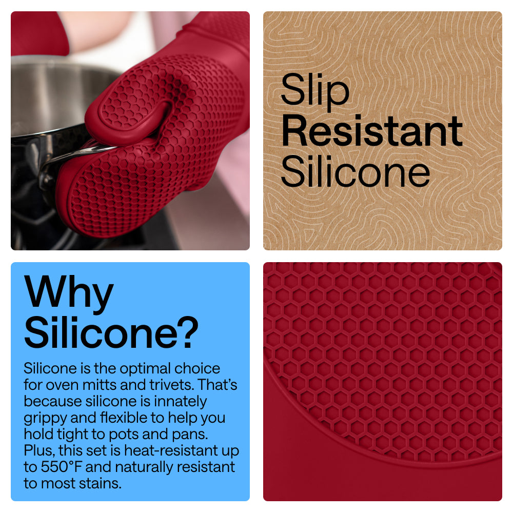Silicone Oven Mitt Trivet