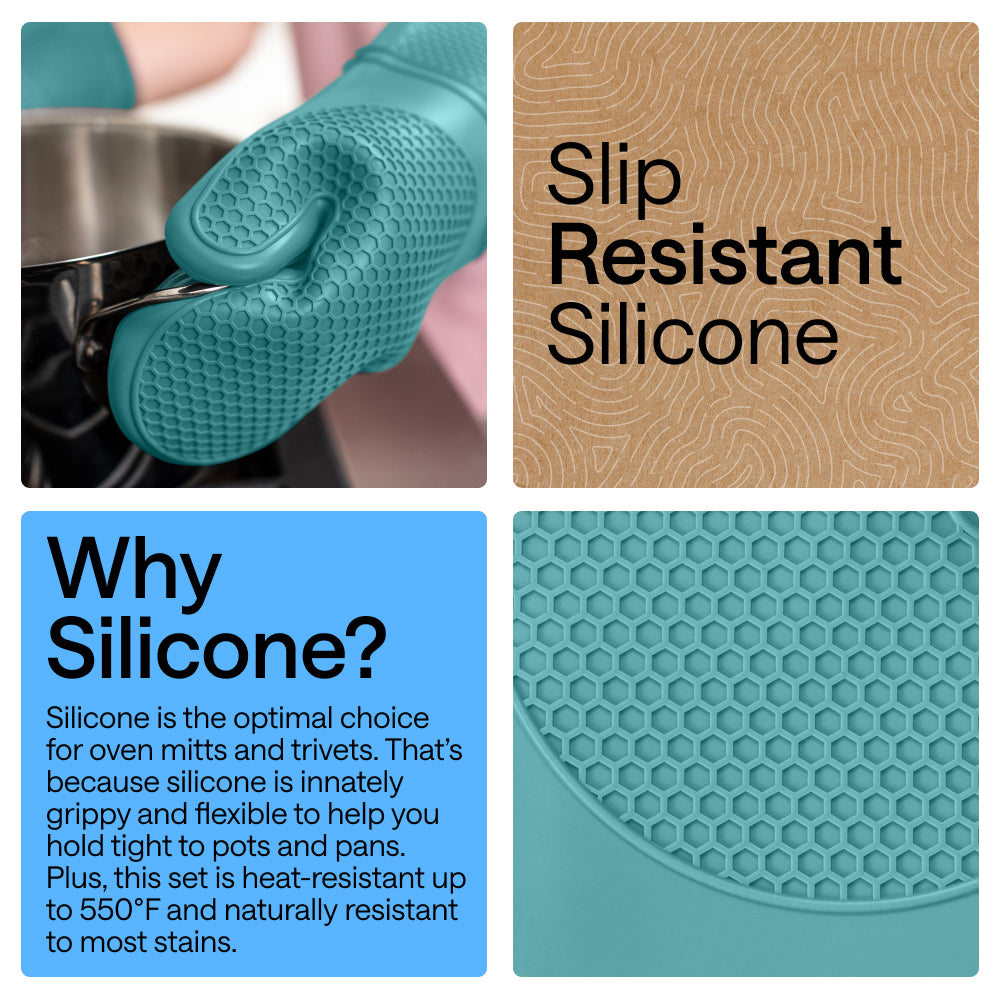 Silicone Oven Mitt Trivet